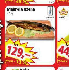 Norma Makrela uzená nabídka