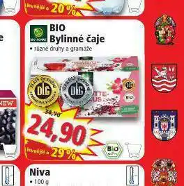 Norma Bio bylinné čaje nabídka