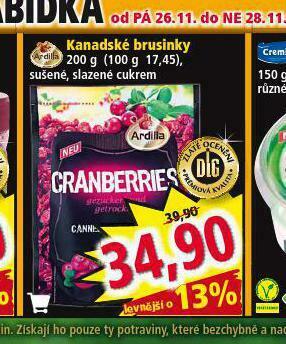 Norma Kanadské brusinky nabídka