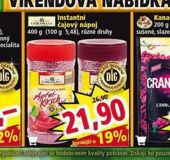 Norma Instantní čajový nápoj nabídka