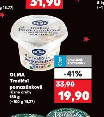 Kaufland Olma tradiční pomazánkové nabídka
