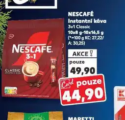 Kaufland Nescafé instantní káva nabídka