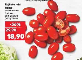 Kaufland Rajčata mini roma nabídka