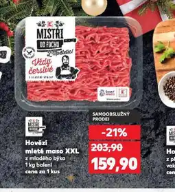 Kaufland Hovězí mleté maso xxl nabídka