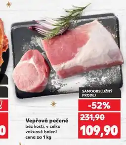 Kaufland Vepřová pečeně bez kosti nabídka