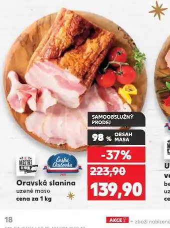 Kaufland Oravská slanina nabídka