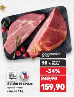 Kaufland Selská krkovice nabídka