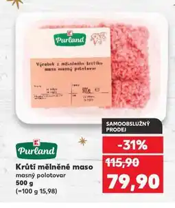 Kaufland Krůtí mělněné maso nabídka