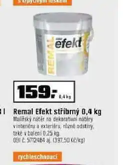 Remal efekt stříbrný