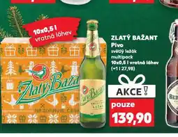 Kaufland Pivo zlatý bažant nabídka