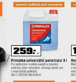 OBI Primalex univerzální penetrace nabídka