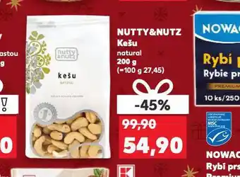 Kaufland Nutty & nutz kešu nabídka