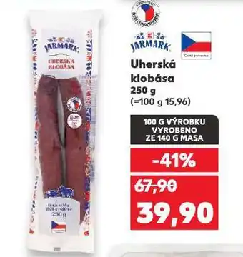 Kaufland Uherská klobása nabídka