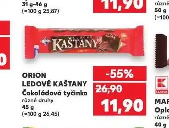 Kaufland Orion ledové kaštany nabídka