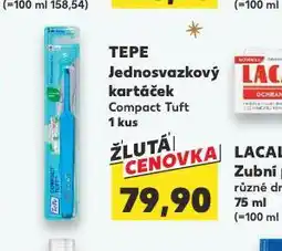 Kaufland Tepe jednosvazkový kartáček nabídka