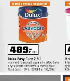 OBI Dulux easy care nabídka