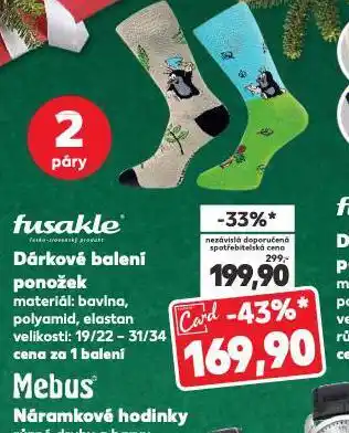 Kaufland Dárkové balení ponožek nabídka