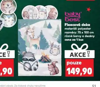 Kaufland Fleecová deka nabídka