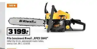 OBI Pila benzínová riwall nabídka