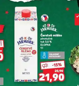 Kaufland Čerstvé mléko 3,5% nabídka