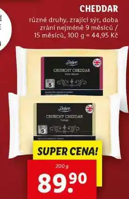 Lidl CHEDDAR, 200 g nabídka