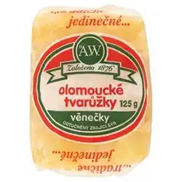 Lidl A.W. Olomoucké tvarůžky věnečky 125g nabídka