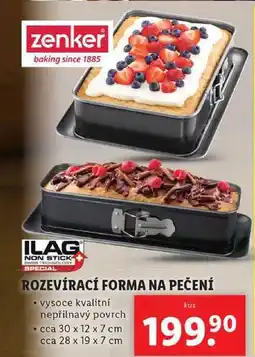 Lidl ROZEVÍRACÍ FORMA NA PEČENÍ nabídka