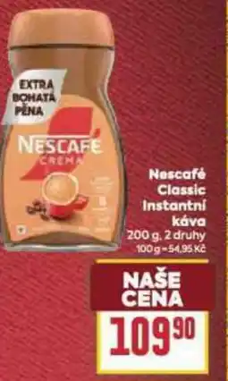 Billa NESCAFE Classic Instantni Κάνα nabídka