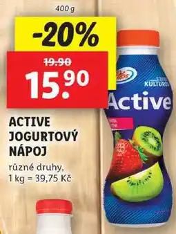 Lidl ACTIVE JOGURTOVÝ NÁPOJ, 400 g nabídka