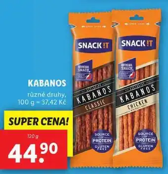 Lidl KABANOS, 120 g nabídka