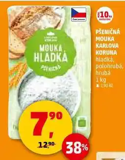 Penny Market PŠENIČNÁ MOUKA KARLOVA KORUNA hladká, 1 kg nabídka