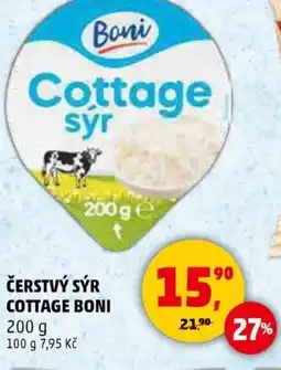 Penny Market Čerstvý sýr cottage BONI nabídka