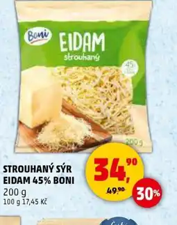 Penny Market Strouhaný sýr eidam 45% BONI nabídka