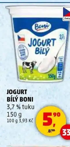 Penny Market Jogurt bily BONI nabídka