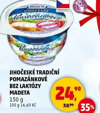 Penny Market Jihočeské tradiční pomazánkové bez laktózy madeta nabídka