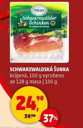 Penny Market Schwarzwaldská šunka krájená nabídka