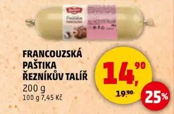 Penny Market Francouzská paštika řezníkův talíř nabídka