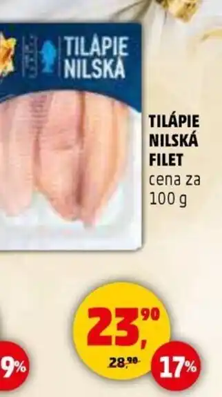 Penny Market Tilápie nilská filet nabídka