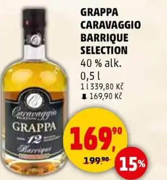 Penny Market GRAPPA CARAVAGGIO Barrique selection nabídka