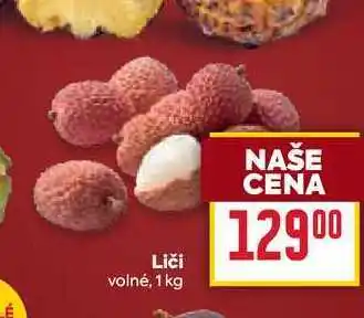 Billa Liči volné, 1 kg nabídka