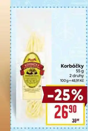 Billa Korbáčky 55 g nabídka