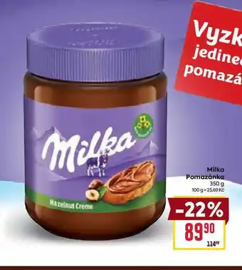 Billa Milka Pomazánka 350 g nabídka