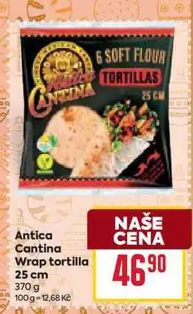 Billa Antica Cantina Wrap tortilla 25 cm 370 g nabídka