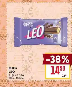 Billa Milka LEO 33 g nabídka