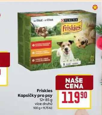 Billa Friskies Kapsičky pro psy 12x 85 g nabídka