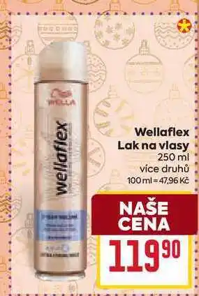 Billa Wellaflex Lak na vlasy 250 ml nabídka