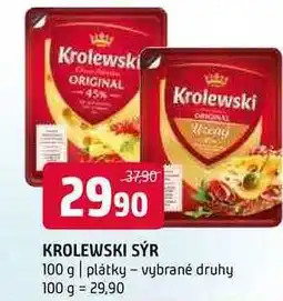 Terno Krolewski sýr 100g, vybrané druhy nabídka