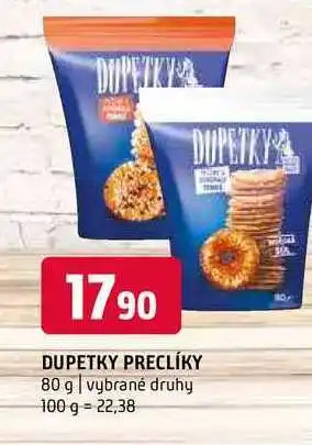 Terno Dupetky preclíky 80 g vybrané druhy nabídka