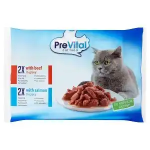 Terno PreVital Kompletní krmivo pro dospělé kočky 4 x 85g nabídka