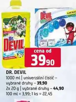 Terno DR. devil 1000 ml univerzální čistič vybrané druhy nabídka